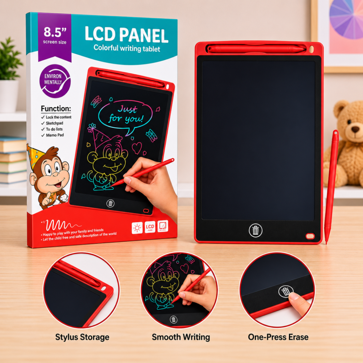 8.5 Inch LCD Writing Tablet for Kids