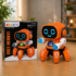 Battery Operated Robot Pioneer Toy with Music, Lights, Dancing & Walking Action for Kids