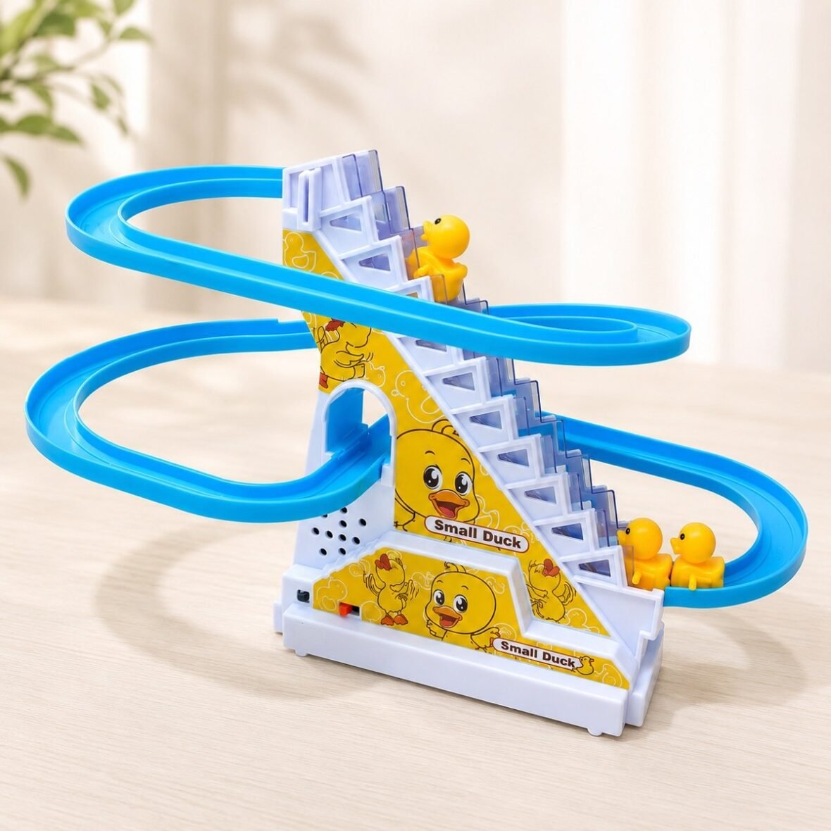 Small Duck Climbing Stairs Musical Toy