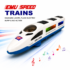 EMU Speed Train Toy with Lights, Music & Bump & Go Action | Electric Bullet Train for Kids