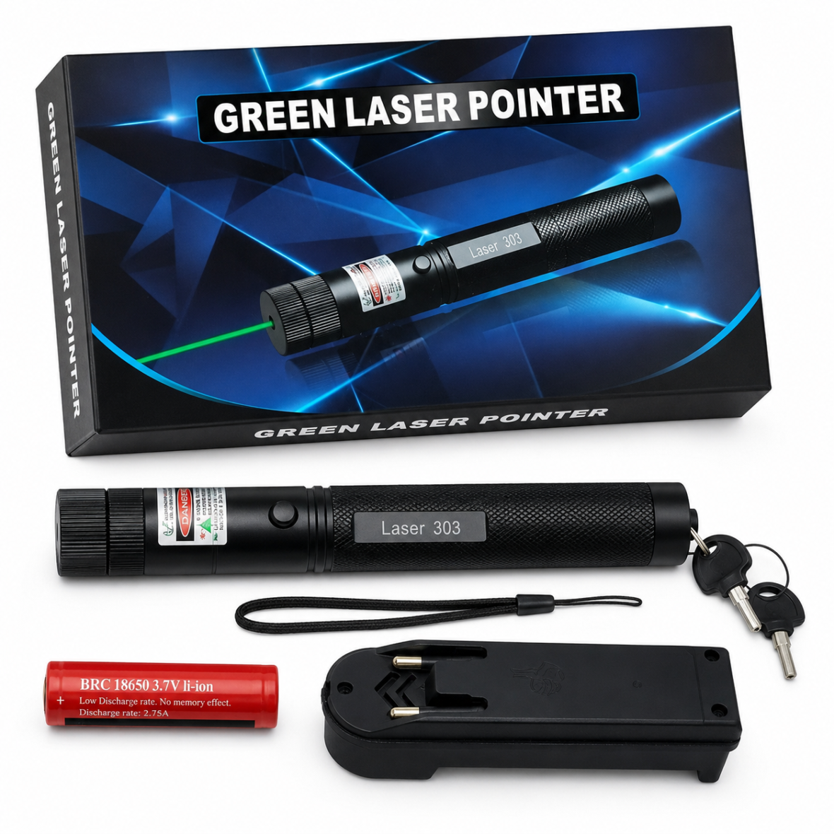 Rechargeable Superhero Projection Torch
