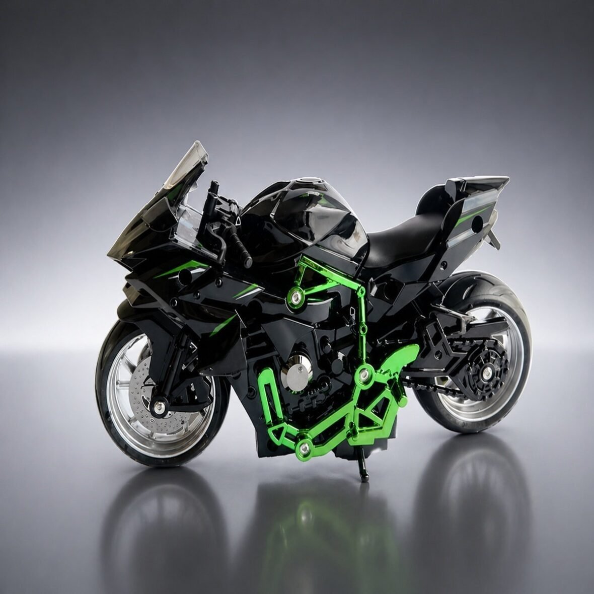 Friction Sport Bike Toy with Lights & Music