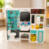 Emerald Shower Set Miniature Realistic Bathroom Play Set with Light & Music for Kids